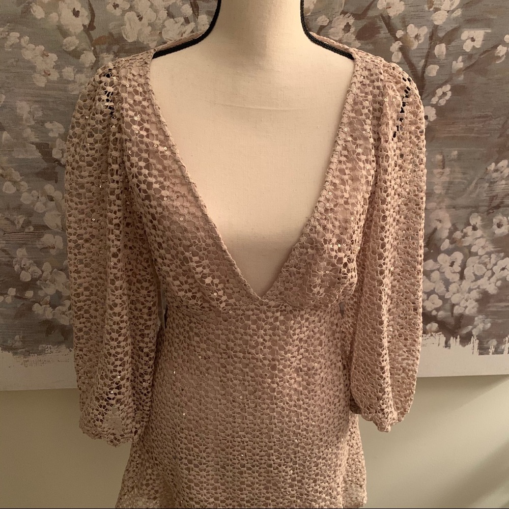 Free People Kaya Sequin Lace Dress - Picture 5 of 12